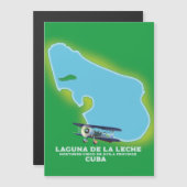 Laguna de la Leche Cuba-kaart (Voorkant / Achterkant)