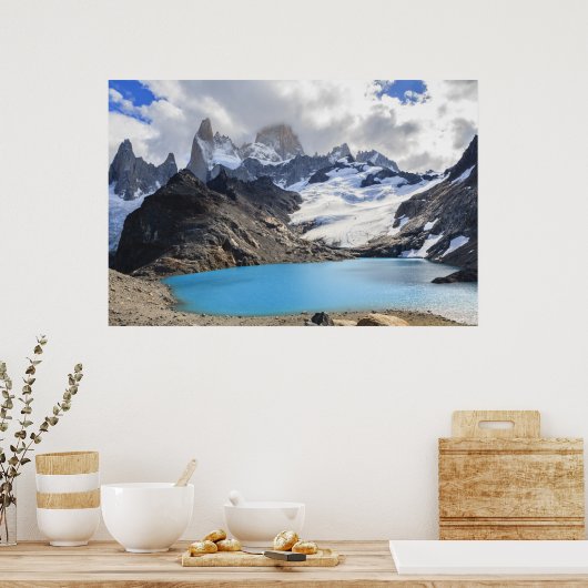Laguna De Los Tres, Los Glaciares Nationaal Park Poster (Keuken)