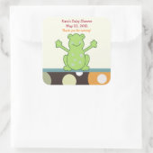 Laguna Frog SQUARE Favor Sticker (Tas)