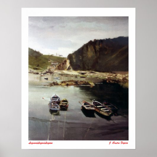 Laguna/Lagoa/Lagoon Poster (Voorkant)