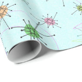 Laguna Moderne Blue Cadeaupapier (Rol Hoek)