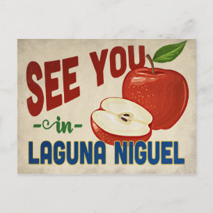 Laguna Niguel California Apple - Vintage Travel Briefkaart