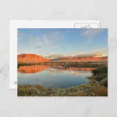 Laguna Nimez Sunset, El Calafate Briefkaart (Voorkant / Achterkant)