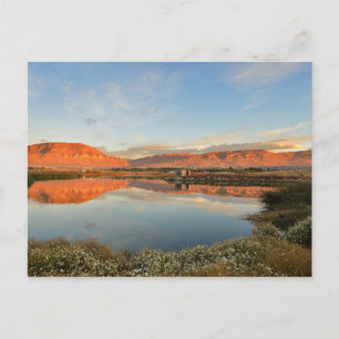 Laguna Nimez Sunset, El Calafate Briefkaart