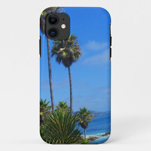 Laguna Palm Trees en Ocean Bliss Case-Mate iPhone Case (Achterkant)