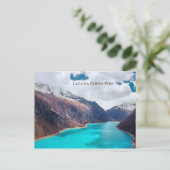 Laguna Paron Peru Briefkaart (Staand voorkant)