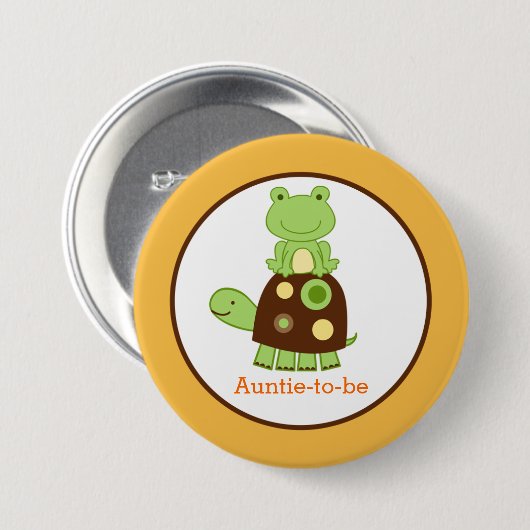 Laguna Turtle NAME TAG Custom Button (Voorkant /achterkant)