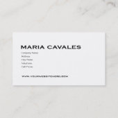 "Laguna" — visitekaartje voor alle doeleinden (Achterkant)