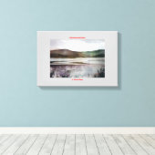 Lagunas/Lagoas/Lagoons Canvas Afdruk (Insitu (Houten vloer))