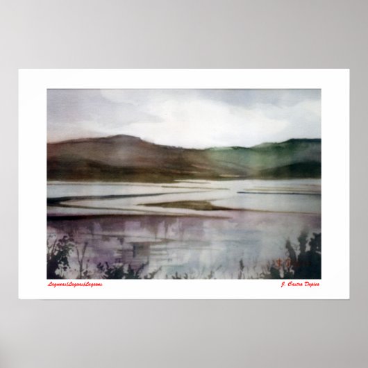 Lagunas/Lagoas/Lagoons Poster (Voorkant)