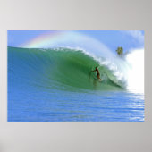 Lagundri Bay: Surfer's Paradise Rainbow Wave Poster (Voorkant)