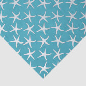 Lagune Blauwe Zeester Patroon Tissuepapier (Detail)