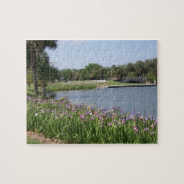Lagune en Bloemen Legpuzzel