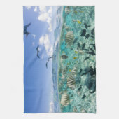 Lagune safari trip met Stingrays Theedoek (Verticaal)