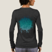 Lagune Stilte Tri-Blend Shirt (Achterkant)