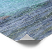 lagune van Rangiroa Poster (Hoek)