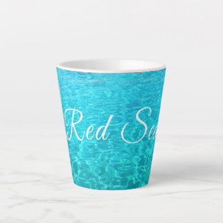 Lagune van rood Zee Latte Mok