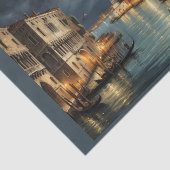 Lagune van Venetië onder maanlicht Tissuepapier (Detail)