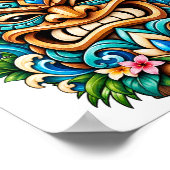 Lagune Wingerd Tiki Poster (Hoek)