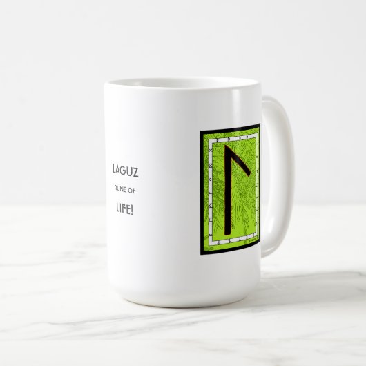 Laguz Rune Mok - LEVEN! (Voorkant rechts)