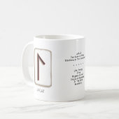 Laguz RuneStone-Mok Koffiemok (Voorkant links)