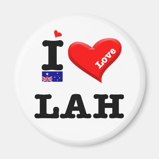 LAH - I Love Magneet (Voorkant)