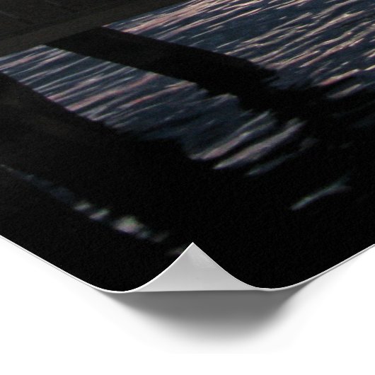 Lahaina City Lights op Sunset Poster (Hoek)