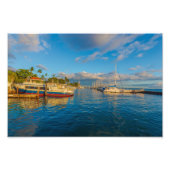 Lahaina Harbour Foto Print Foto Afdruk (Voorkant)