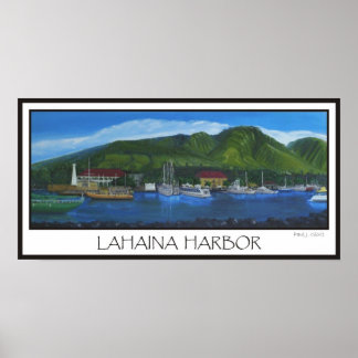 Lahaina Harbour Poster