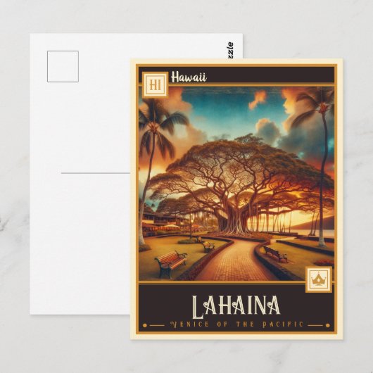 Lahaina, Hawaï |  Briefkaart (Voorkant / Achterkant)