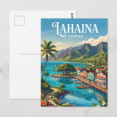 Lahaina Hawaï Briefkaart (Voorkant / Achterkant)