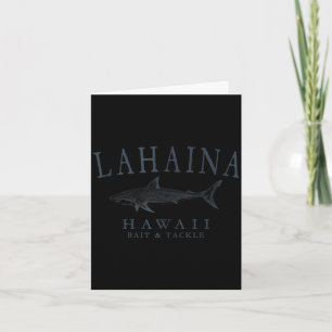 Lahaina hawaii haai vintage leisteen kunst vissen kaart