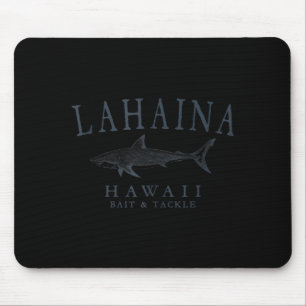 Lahaina hawaii haai vintage leisteen kunst vissen muismat