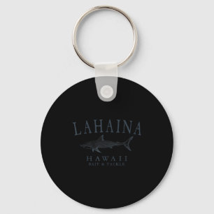 Lahaina hawaii haai vintage leisteen kunst vissen sleutelhanger