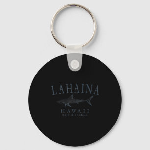 Lahaina hawaii haai vintage leisteen kunst vissen sleutelhanger
