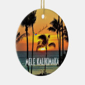 Lahaina Hawaii Panoramic Kerstmis Ornament (Rechts)
