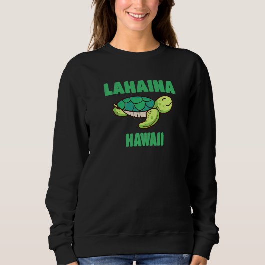 Lahaina Hawaii Zee Turtle Theme Trui (Voorkant)