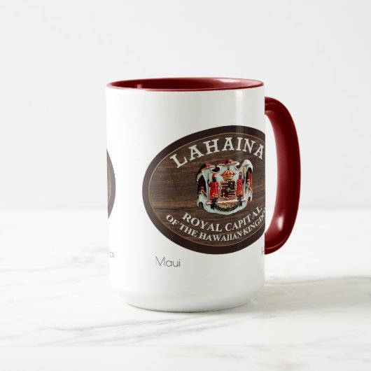 Lahaina - Koninklijke hoofdstad van het Koninkrijk Mok (Voorkant rechts)