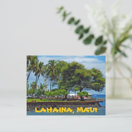 LAHAINA, MAUI BRIEFKAART (Staand voorkant)