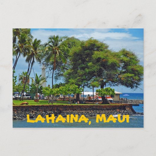 LAHAINA, MAUI BRIEFKAART (Voorkant)
