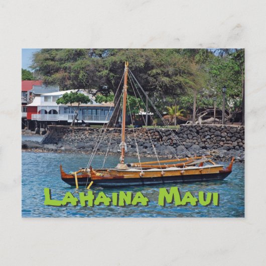 Lahaina Maui Briefkaart (Voorkant)