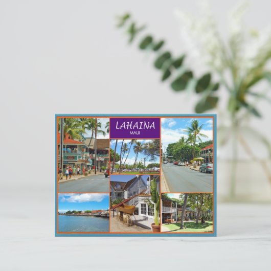 Lahaina Maui Briefkaart (Staand voorkant)