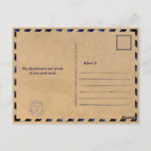 Lahaina Maui Hawaii Retro Sunset Souvenir jaren 50 Briefkaart (Achterkant)