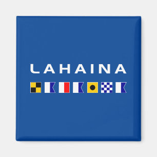 Lahaina Maui Nautical Maritime Signal Flags Magneet