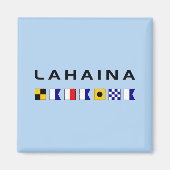 Lahaina Maui Nautical Maritime Signal Flags Magneet (Voorkant)