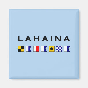 Lahaina Maui Nautical Maritime Signal Flags Magneet