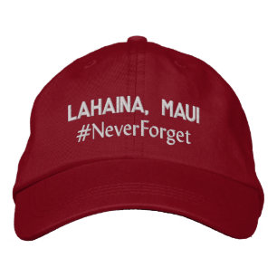 Lahaina, Maui #NooitVergeten Verstelbaar Geborduurde Pet