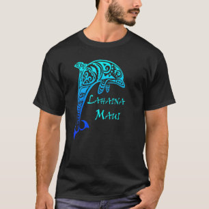 Lahaina Maui Tribal Dolfijn Polynesisch Tattoo Sti T-shirt