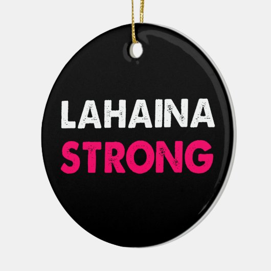 Lahaina Strong Keramisch Ornament (Links)