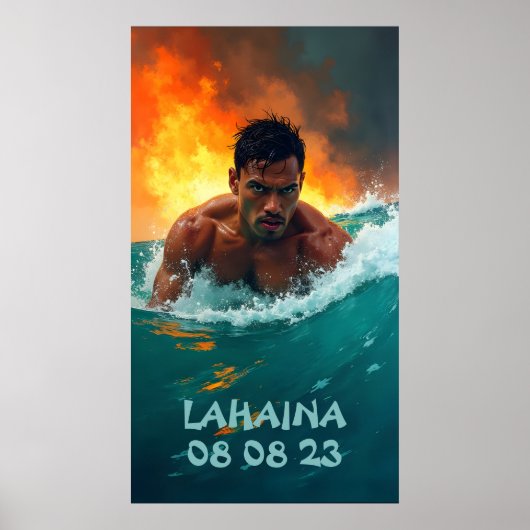Lahaina Tribute Poster (Voorkant)